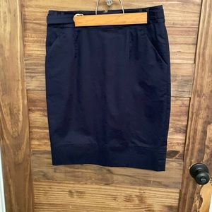 Calvin Klein Navy pencil skirt